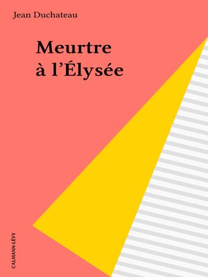 cover image of Meurtre à l'Élysée